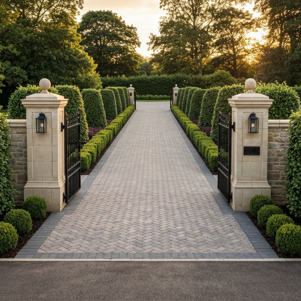 Luxury garden landscape
